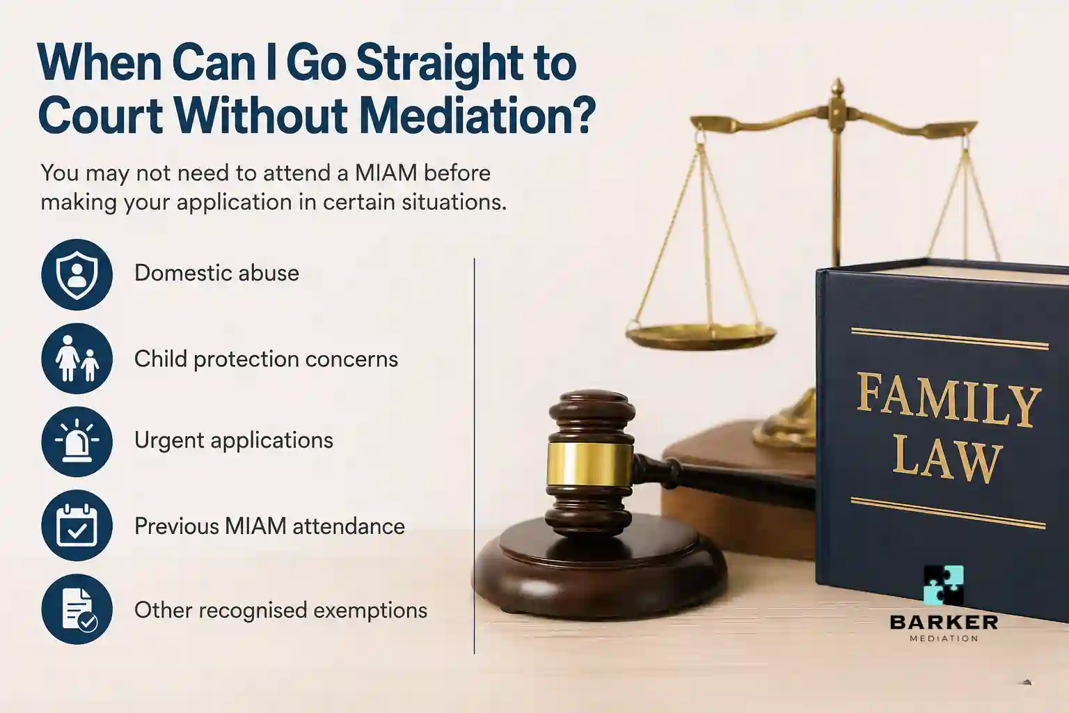 When Can I Go Straight to Court Without Mediation Stockport?